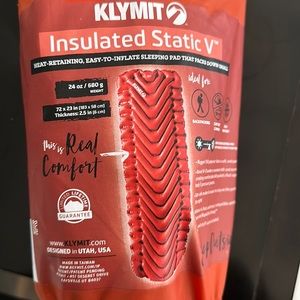 Klymit insulated sleeping pad